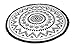 SwimZip® Round Beach Towel Black Sand Beach