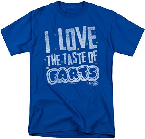 Farts Candy - Mens Tasty Farts T-Shirt, Size: Large, Color: Royal Blue