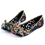 Search : Iron Fist Society Suicide Japanese Tattoo Flowers Print Flat Shoes