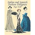 Italian And Spanish Fashion Designers Paper Dolls (Paperback)