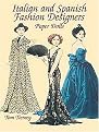 Italian And Spanish Fashion Designers Paper Dolls (Paperback)