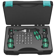 Wera Kraftform 7440/41/42 Torque Screwdriver 0.3-6.0 Nm and Bit Set, 27-Piece