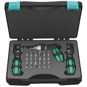 Wera Kraftform 7440/41/42 Torque Screwdriver 0.3-6.0 Nm and Bit Set, 27-Piece