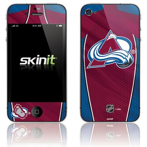 Skinit Colorado Avalanche Home Jersey Vinyl Skin for Apple iPhone 4 / 4S