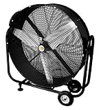 Industrial 2 Speed Speed Direct Drive 42" Drum Fan by J&D Manufacturing