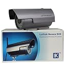 Loftek Nexus 543 outdoor wireless/wired waterproof IP camera 6mm lens and 40&deg; viewing angle,36 Infrared LEDs with night vision up to 25M,easy installation, Silver grey