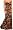 DESIGNER LEOPARD STRAPLESS OCCASION DRESS PARTY NEW MAXI GOWN, Small