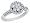 Antique Vintage Diamond Engagement Ring 1 Carat (ctw) in 18K White Gold, Size 6