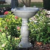 Cheap  solar fountains for bird baths-Smart Solar Country Gardens Solar Bird Bath Fountain - 20622M01