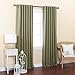 Best Home Fashion Thermal Insulated Blackout Curtains - Back Tab/ Rod Pocket - Olive - 52