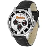 Oregon State Beavers NCAA Mens "Competitor" Chronograph Watch (Nylon/Leather Strap)
