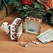 Santa Claus Secret Christmas Ornament - with a Hidden Compartment (Set of 3)