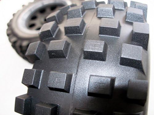 King Motor T1000 Rear Knobby Wheels 8 ShootFits er Rims (set of 2) Fits HPI Baja 5T 5SC Rovan