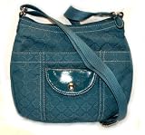 Nine West Walker Street Teal Blue Vibe Cross Body Bag