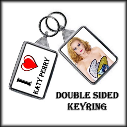 I HEART KATY PERRY KEYCHAIN - I LOVE KATY PERRY KEYRING