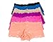 Women's 6 Pack Floral Sheer Full Lace Panties