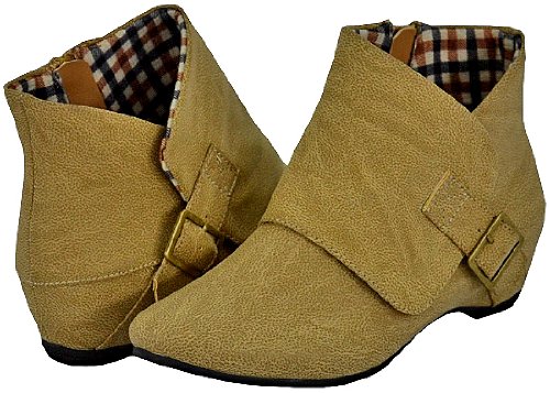 Blossom Amar-22 Taupe Women Casual Boots