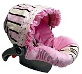 Baby Bella Maya Infant Car Seat Cover Pixie Stix Mesh Ruffle