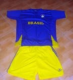 MENS BRASIL SOCCER JERSEY & SHORTS SET NEW-SIZE LARGE -