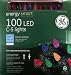 100 Multi Color C5 LED Holiday Lights - Energy Saving - Outdoor or Indoor