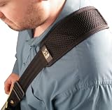 GUITAR or BASS STRAP WITH 3 WIDE SOFT SHOULDER PAD
