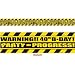 Party Scene Warning Tape 40th Birthday