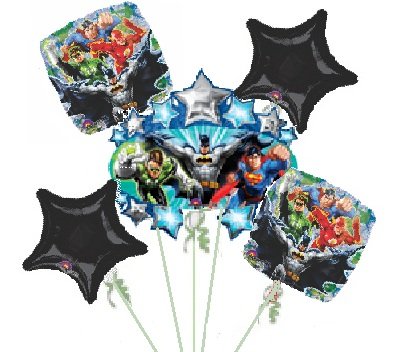  Justice League Balloon Bouquet Superman Batman and Friends