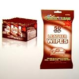 Leather Cleaner Wipes, 50 Sheet Pack, includes 25% extra free!