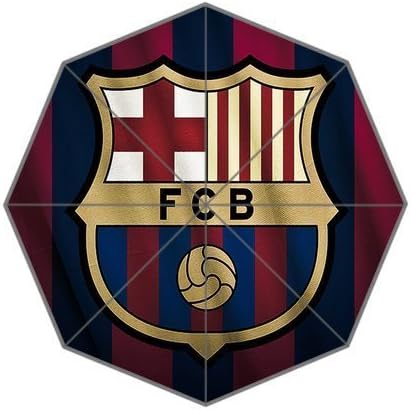 Custom Decorative FC Barcelona Design Sun Rain Umbrella Foldable Windproof Umbrella Best Gift