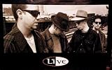 Live ~ Group Poster ~ Rare Classic Black and White Poster Print ~ Approx 34 X 22 Inches