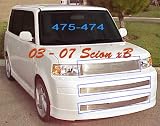 03 04 05 06 07 Toyota Scion xB 1pc Upper & 2pc Bumper Combo Billet Grille