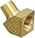 Eaton Weatherhead 3350X2 Brass CA360 Fitting, 45 Degree Elbow, 1/8