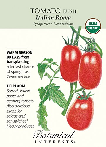 Italian Roma Tomato Seeds - .20 grams - Organic Italian Roma Tomato Seeds - .20 grams - Organic