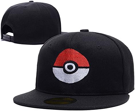 Pokemon Pokeball Logo Adjustable Snapback Caps Embroidery Hats
