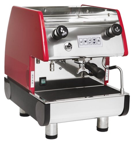 European Gift & Houseware La Pavoni Pub Series PUB 1V-R 1-Group Commercial Espresso Machine, Red