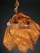 Large Scarf 36'' Stone of the Sun in Orange