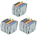 Take4Less 14-pack (5B, 3C, 3M, 3Y) Epson T060 Compatible Ink Cartridges T060120 T0602...