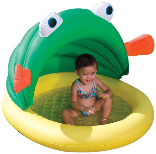 Bestway 52162 - Baby Pool 114 x 109 x 74 cm, UV- Schutz, mit Sonnendach Preisvergleich