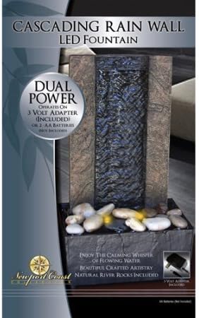 Cascading Rain Wall LED Fountain