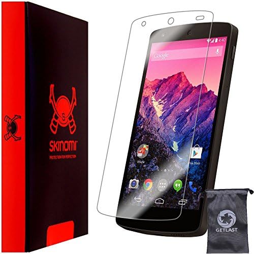 MINUO [Transparent] Premium Tempered Glass Screen Protector for Google LG Nexus 5