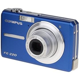 Olympus FE220 Blue - 7.1 MP Digital Camera w 3x Optical Zoom