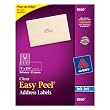 Avery Easy Peel Address Labels for Inkjet Printers, 1 x 2.625 Inches, Clear, Pack of 750 (08660)