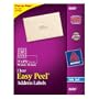 Avery Easy Peel Address Labels for Inkjet Printers, 1 x 2.625 Inches, Clear, Pack of 750 (08660)