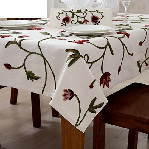 Pastoral luxury embroidery table cloth/ table/ table/ Gabe-A 130x130cm(51x51inch)