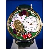 Whimsical Watches Unisex Casino Gold Watch Watch G0430005