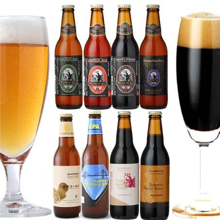 【地ビール8種飲み比べセット春Ver ／送料込】8種全てが違う味！ビールのフルコース