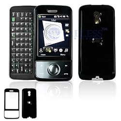HTC Touch PRO CDMA Cell Phone Black Solid Protective Case Faceplate Cover
