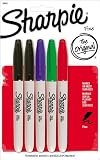 Sharpie Fine Point Permanent Markers, 5 Colored Markers(30653PP)