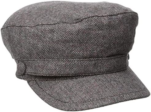 Life is good Women's Mini Herringbone Captains Hat (Plum)