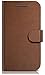 Motorola Moto E (2nd Gen, 2015) Wallet Case - VENA [vSuit] Draw Bench PU Leather Wallet Flip Cover with Stand and Card Slots for Motorola Moto E (2nd Gen, 2015) (Brown)